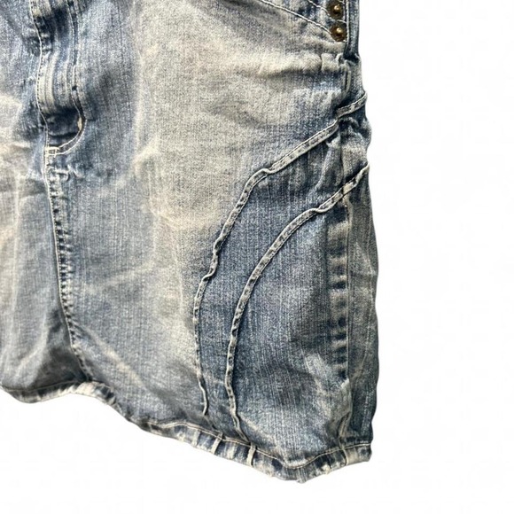 Y2K blue denim mini skirt by babyphat size 16 (L7) - Picture 3 of 8